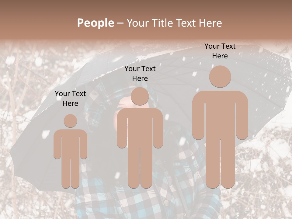 White Flake Background PowerPoint Template