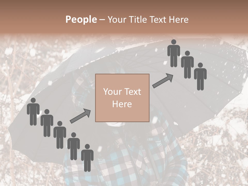 White Flake Background PowerPoint Template