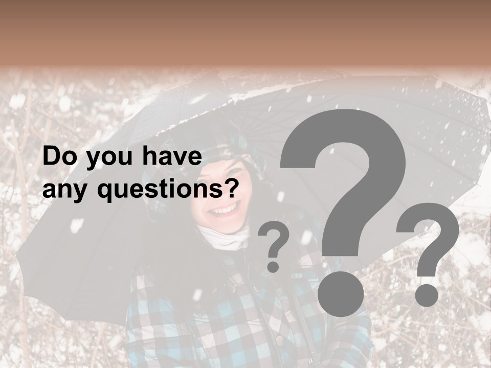 White Flake Background PowerPoint Template