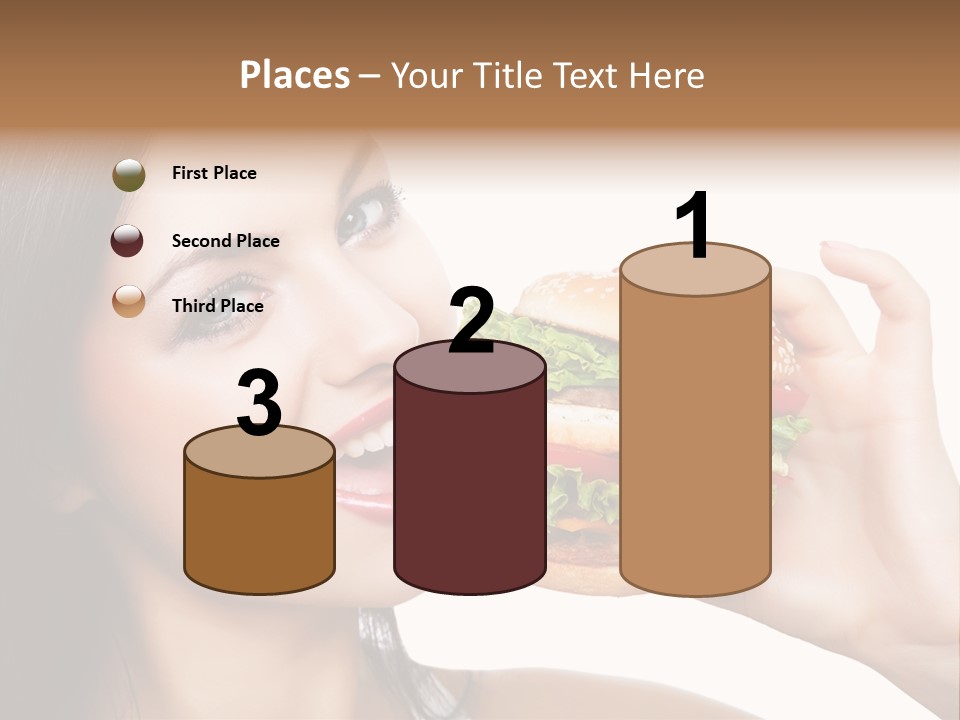 Eating Holding Snack PowerPoint Template