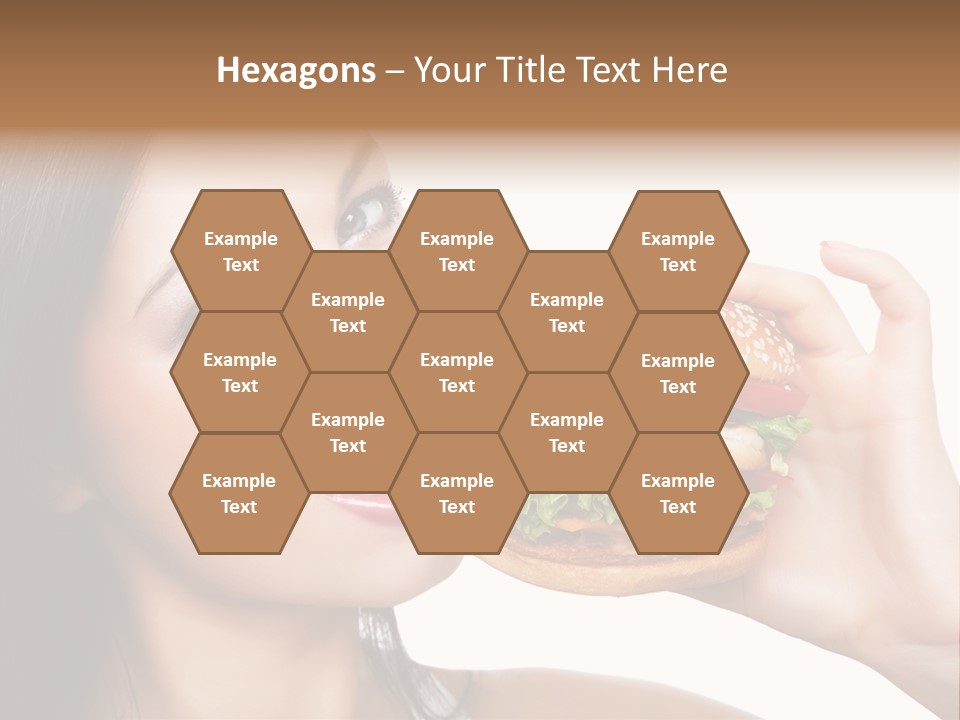 Eating Holding Snack PowerPoint Template