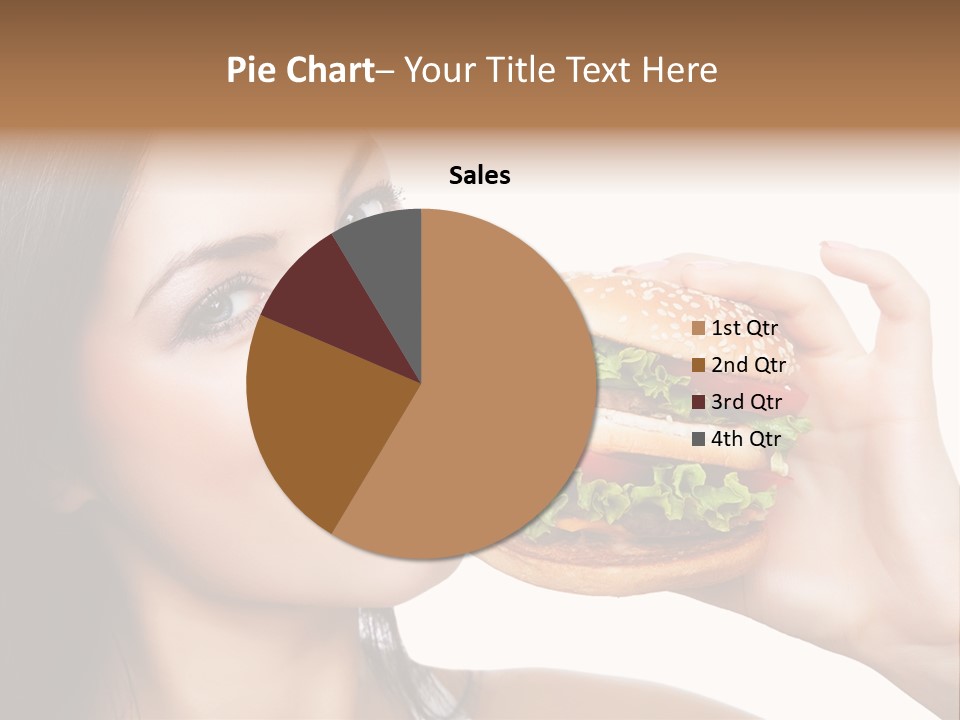 Eating Holding Snack PowerPoint Template