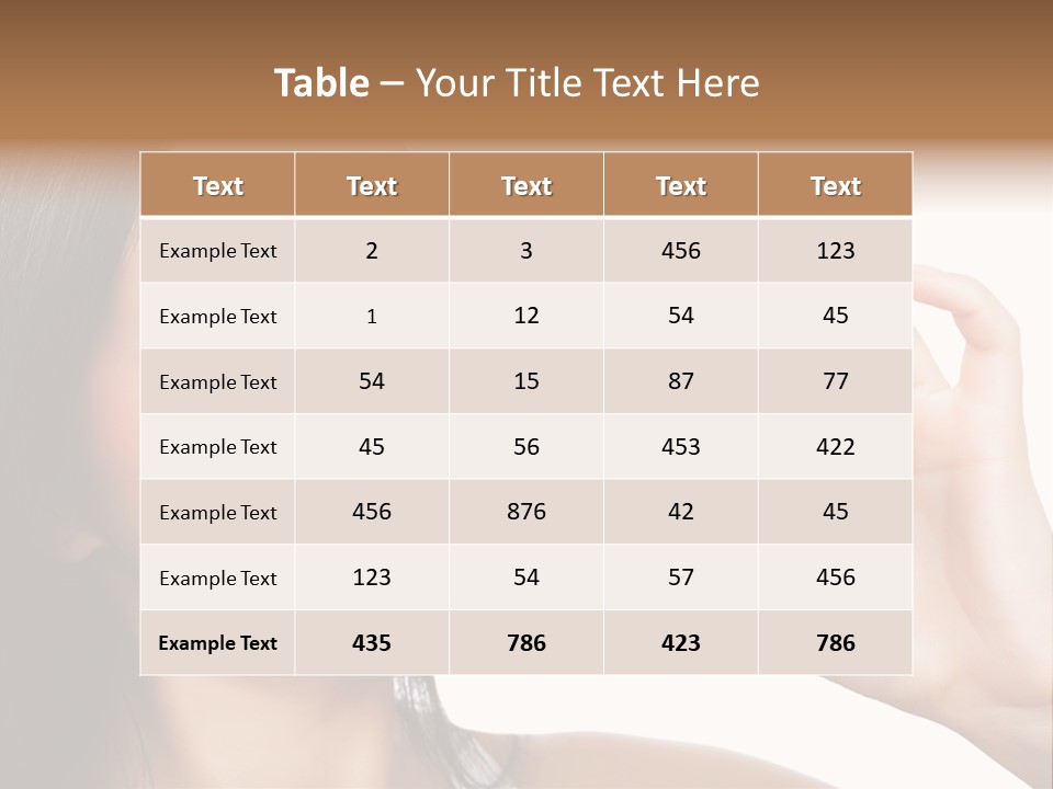 Eating Holding Snack PowerPoint Template