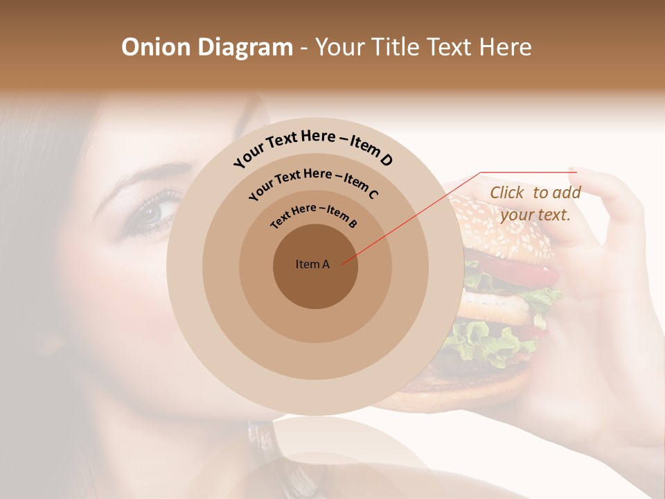 Eating Holding Snack PowerPoint Template