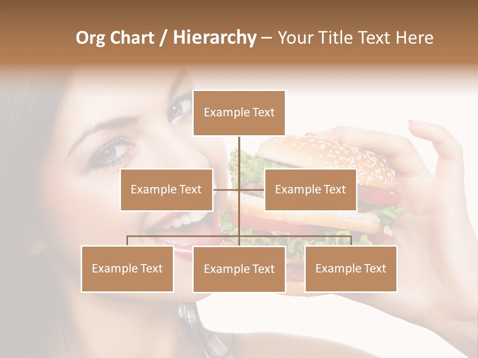 Eating Holding Snack PowerPoint Template