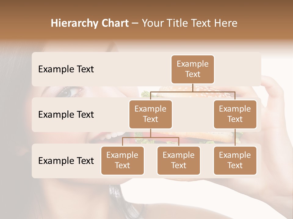 Eating Holding Snack PowerPoint Template