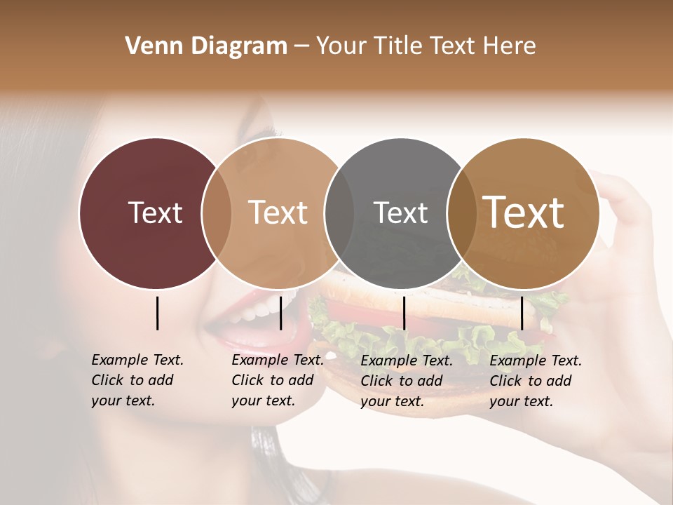 Eating Holding Snack PowerPoint Template