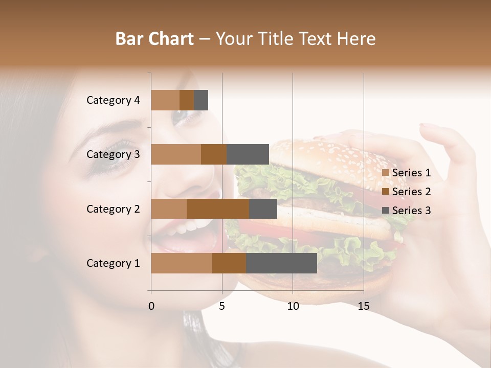 Eating Holding Snack PowerPoint Template