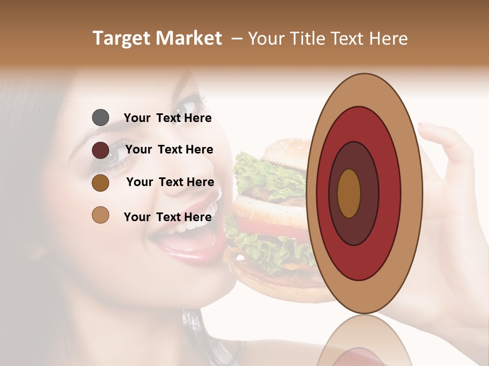 Eating Holding Snack PowerPoint Template