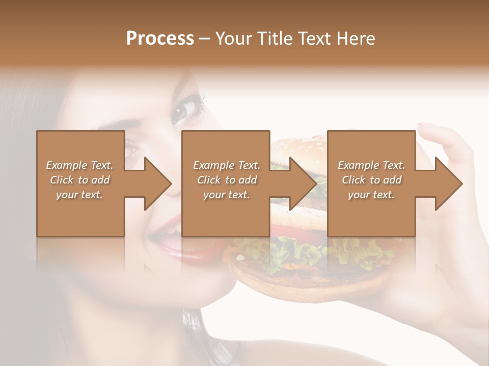 Eating Holding Snack PowerPoint Template