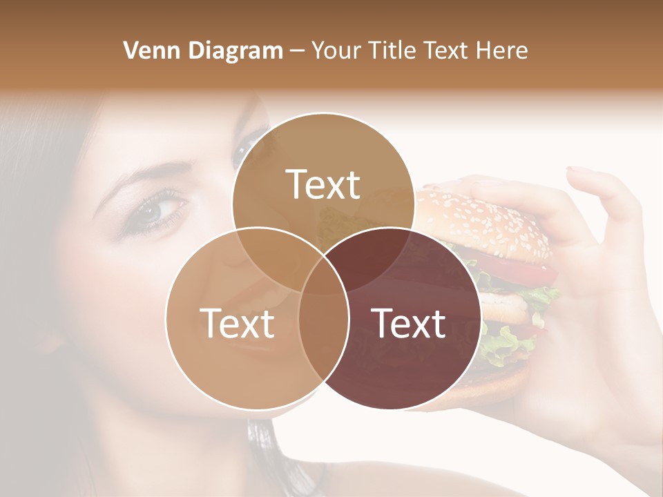 Eating Holding Snack PowerPoint Template