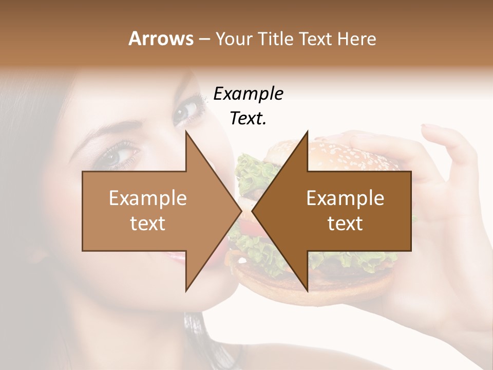 Eating Holding Snack PowerPoint Template