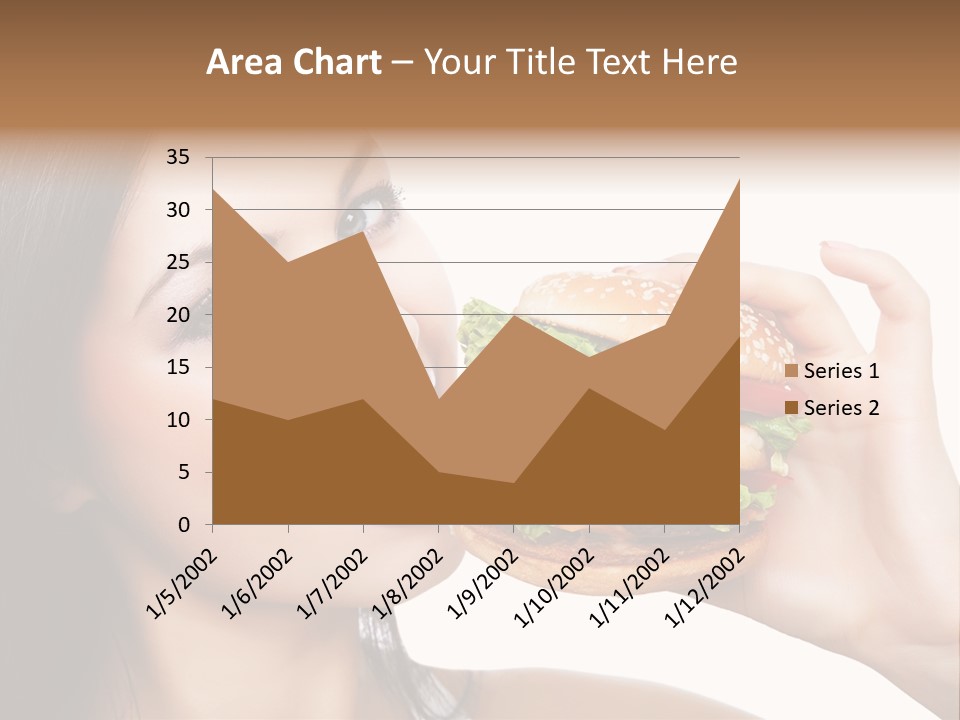 Eating Holding Snack PowerPoint Template