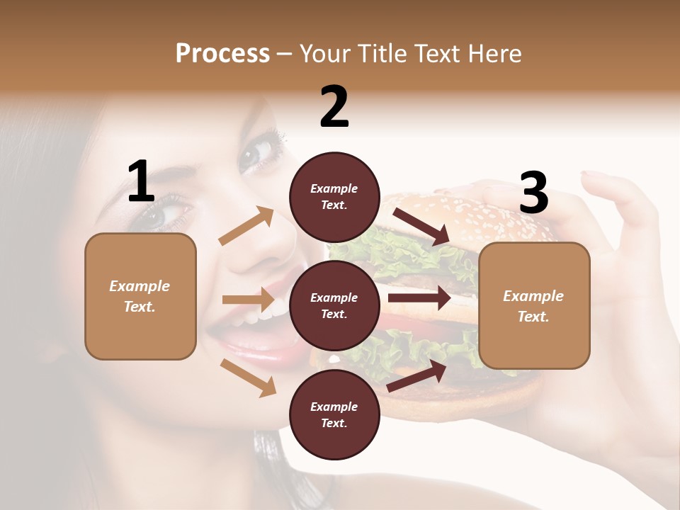 Eating Holding Snack PowerPoint Template