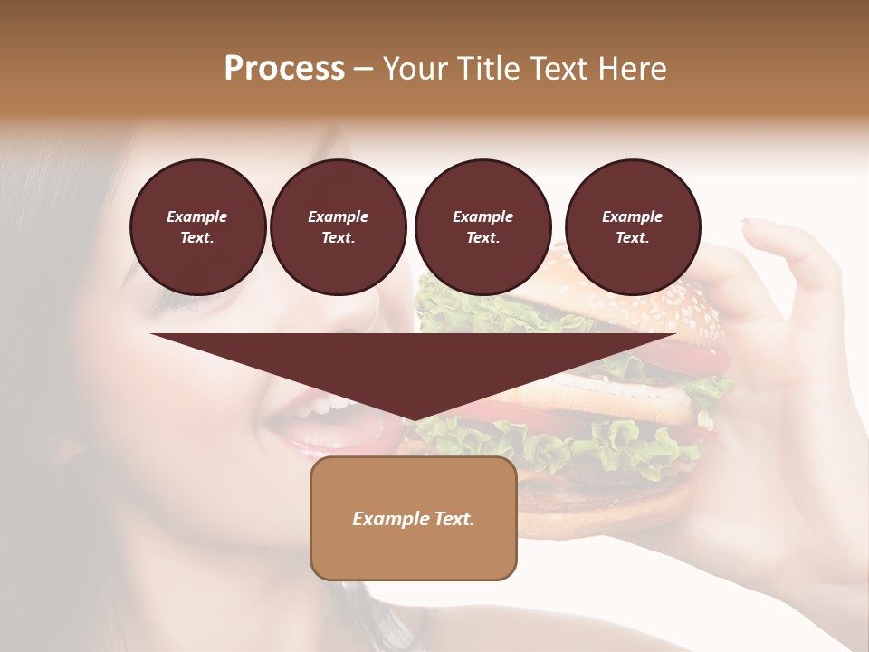 Eating Holding Snack PowerPoint Template