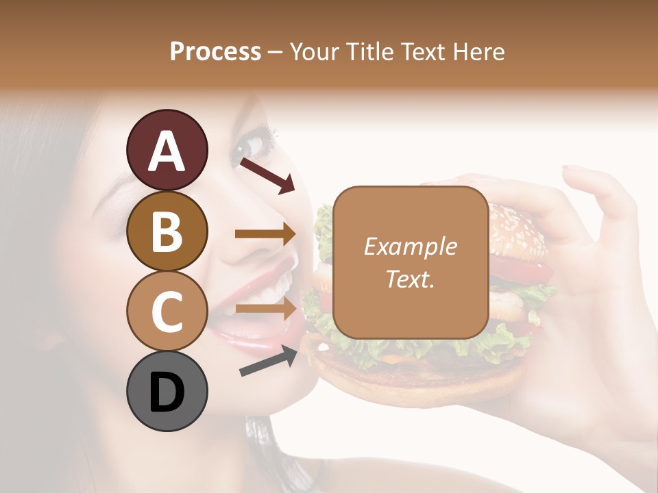 Eating Holding Snack PowerPoint Template