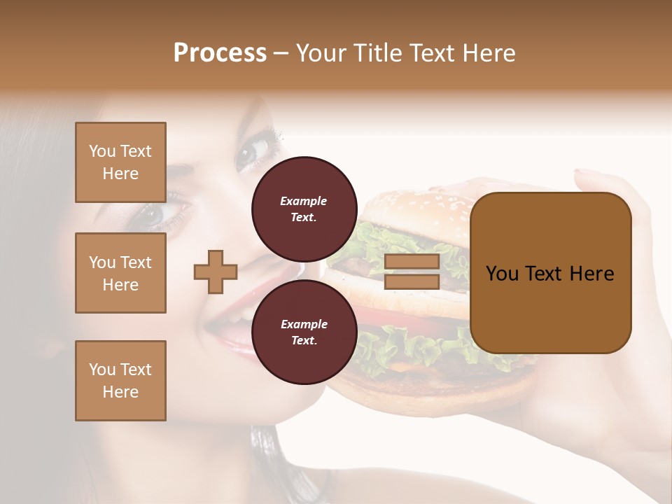 Eating Holding Snack PowerPoint Template