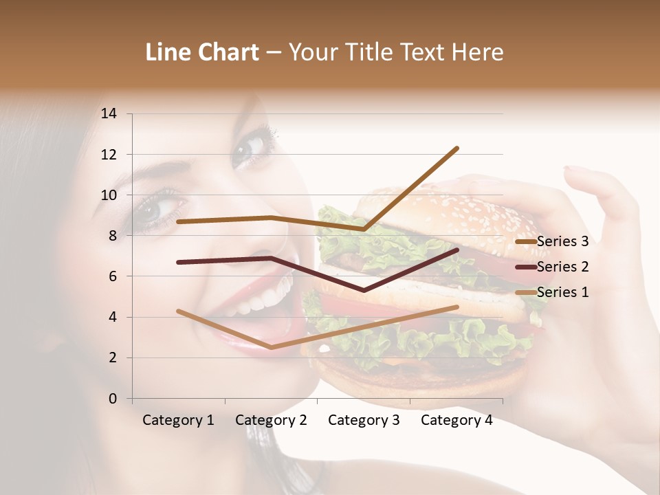 Eating Holding Snack PowerPoint Template