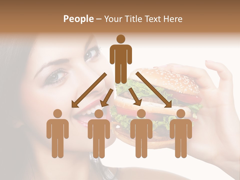 Eating Holding Snack PowerPoint Template