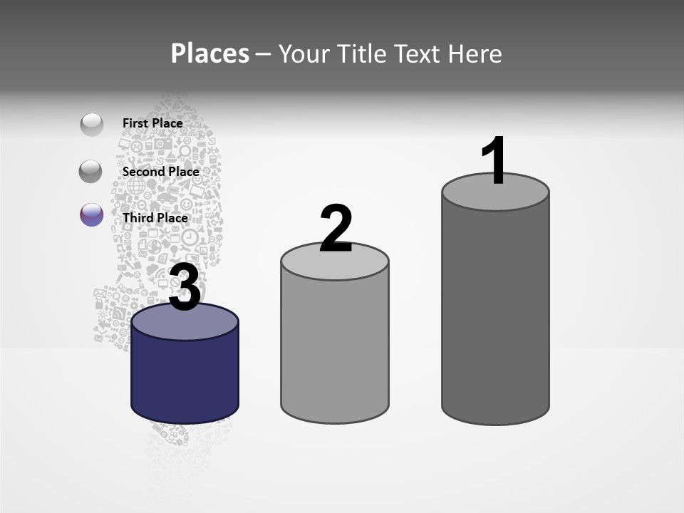 Teamwork Figure Happy PowerPoint Template