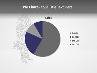 Teamwork Figure Happy PowerPoint Template