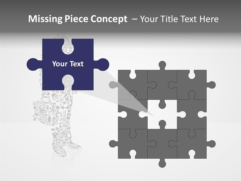 Teamwork Figure Happy PowerPoint Template