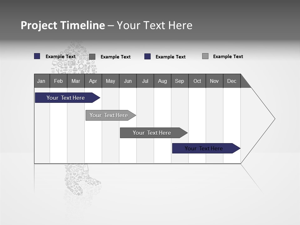 Teamwork Figure Happy PowerPoint Template