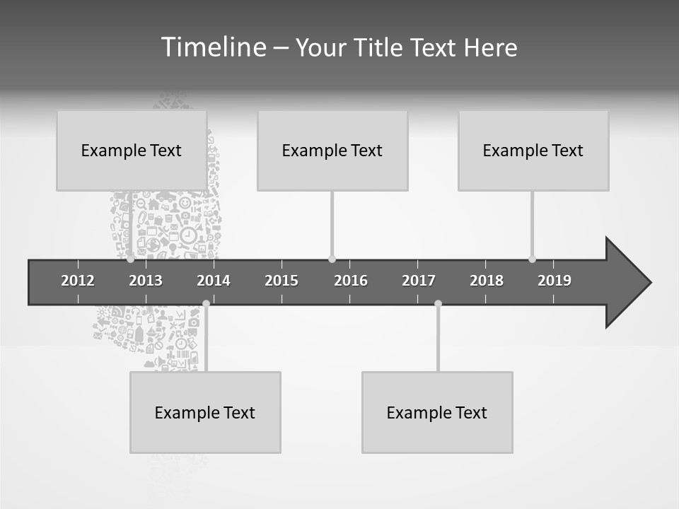 Teamwork Figure Happy PowerPoint Template