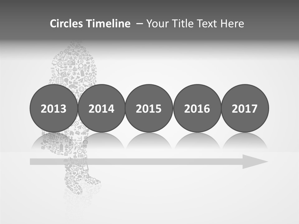 Teamwork Figure Happy PowerPoint Template