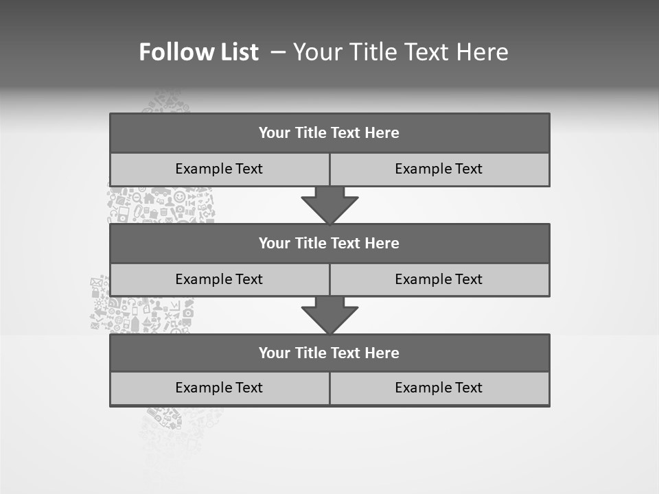 Teamwork Figure Happy PowerPoint Template