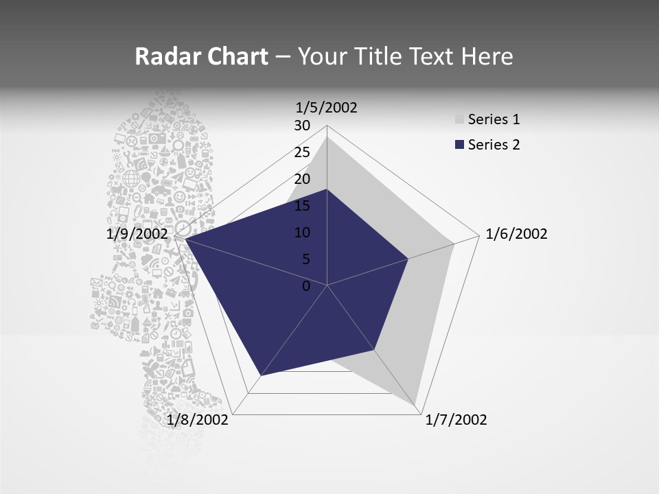 Teamwork Figure Happy PowerPoint Template