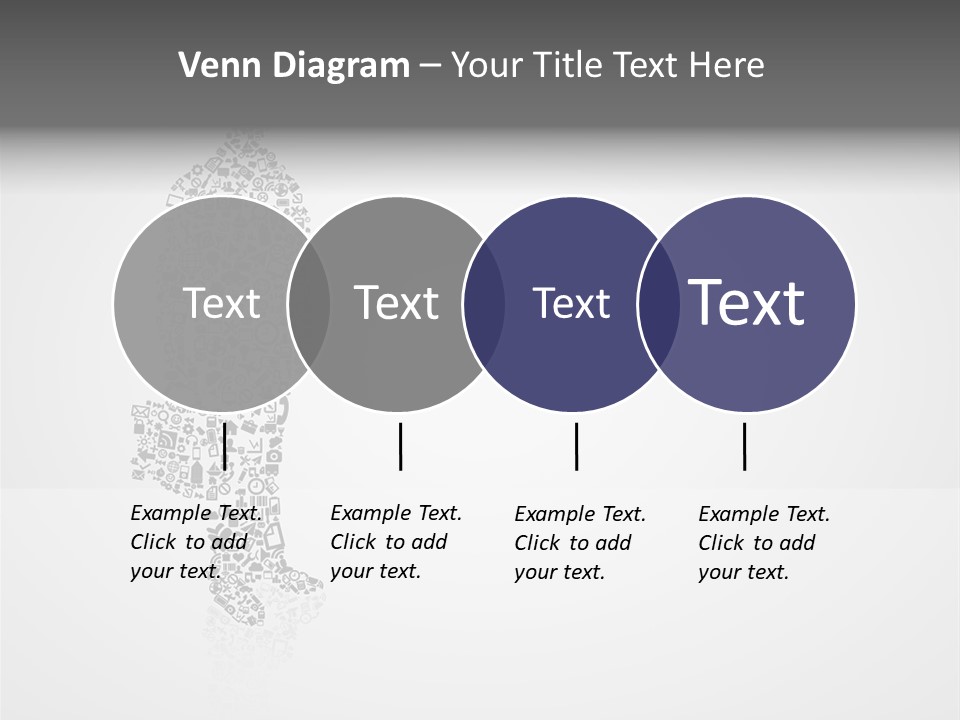 Teamwork Figure Happy PowerPoint Template
