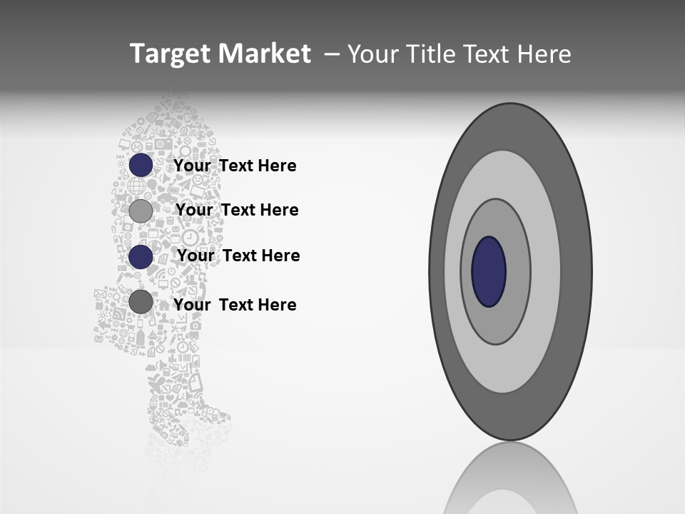 Teamwork Figure Happy PowerPoint Template