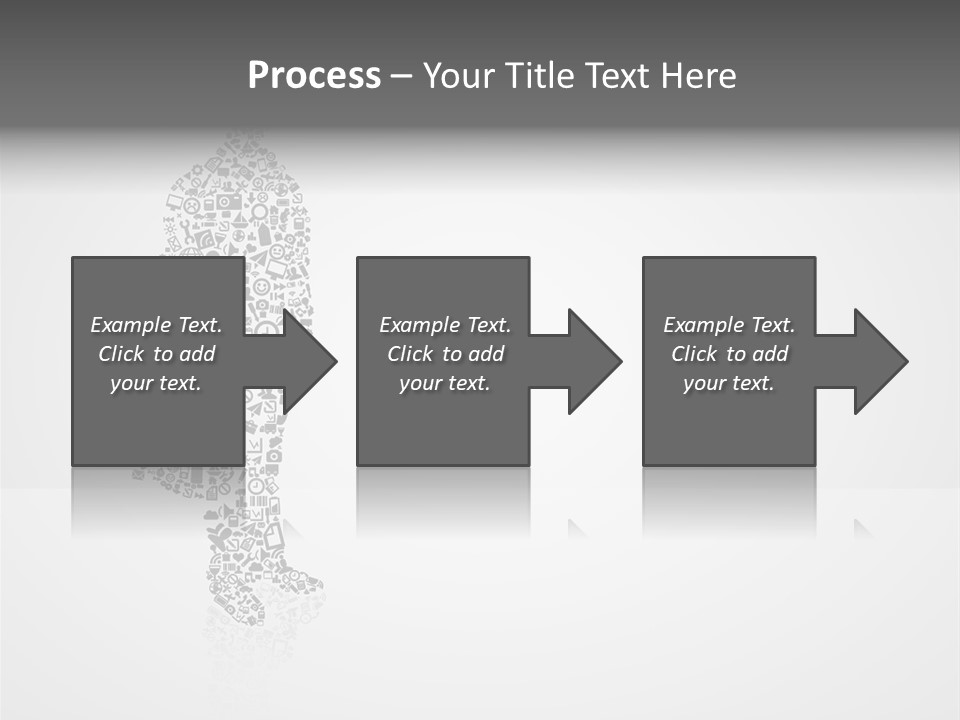 Teamwork Figure Happy PowerPoint Template