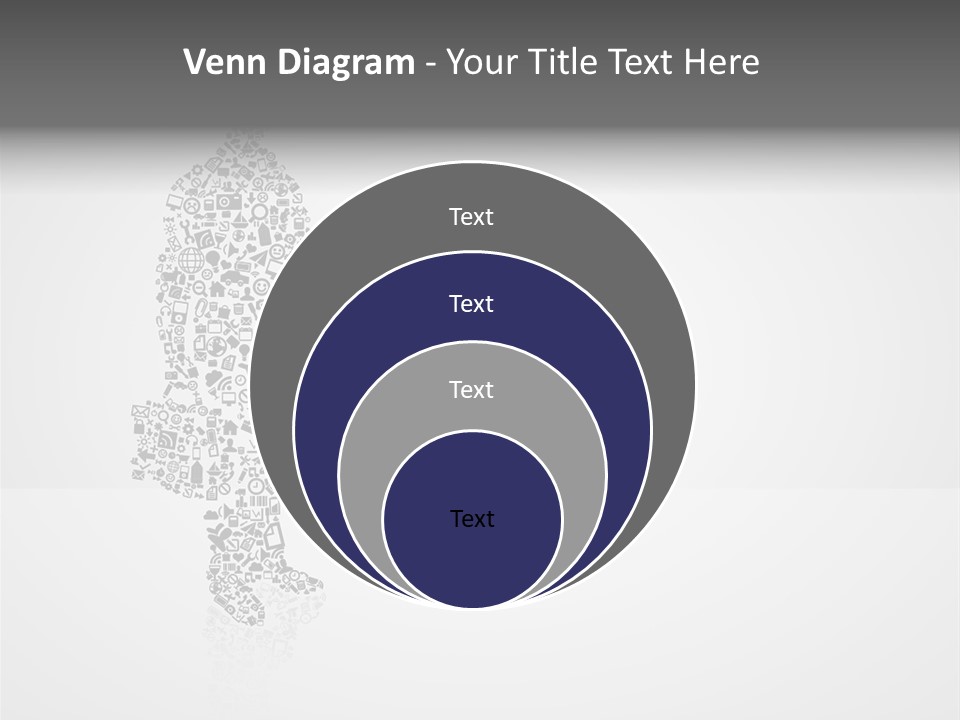 Teamwork Figure Happy PowerPoint Template
