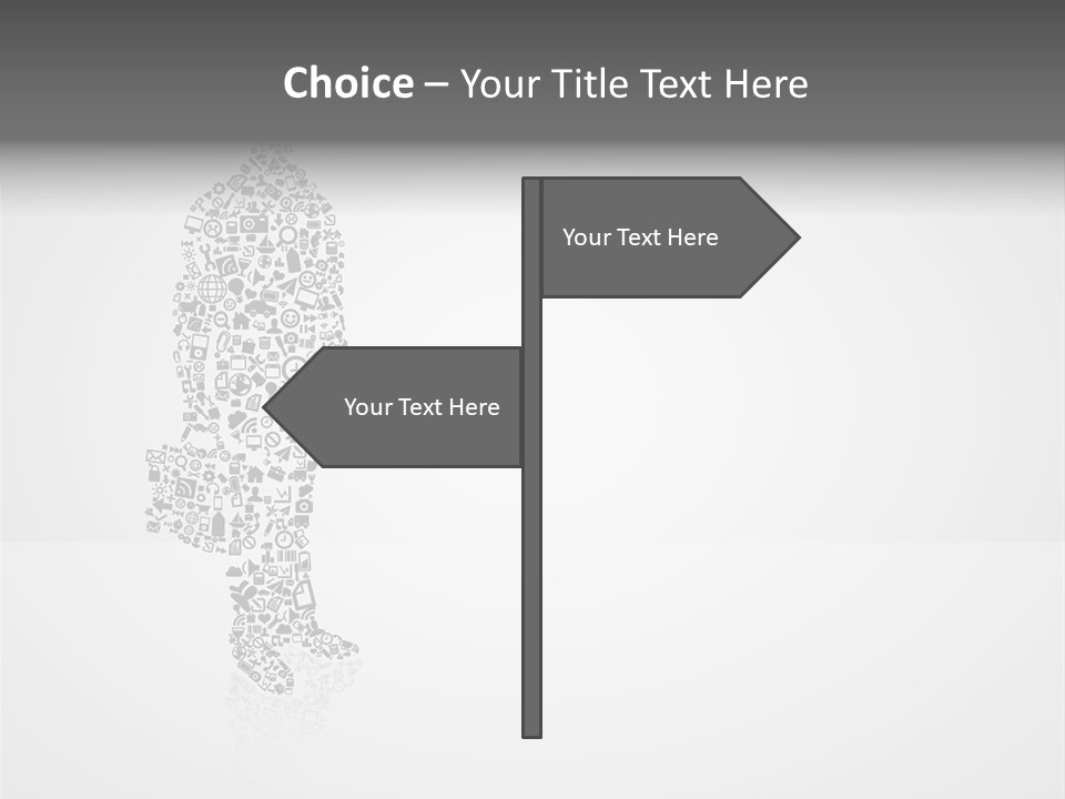 Teamwork Figure Happy PowerPoint Template