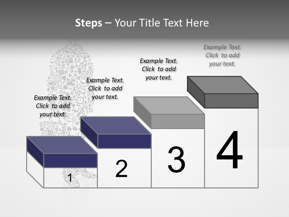 Teamwork Figure Happy PowerPoint Template