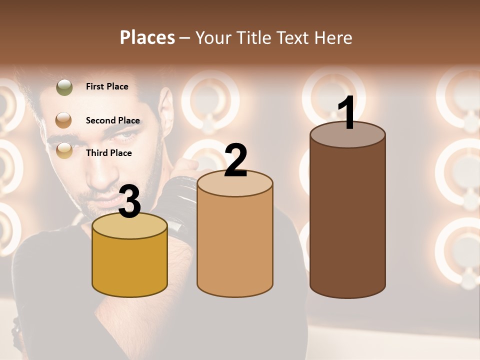 Beauty Pose Background PowerPoint Template