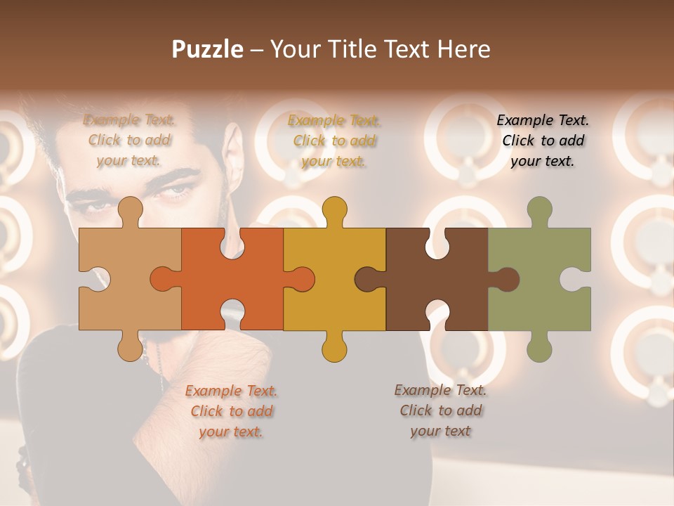 Beauty Pose Background PowerPoint Template