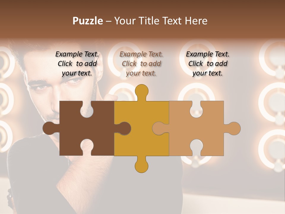 Beauty Pose Background PowerPoint Template