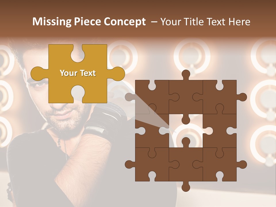 Beauty Pose Background PowerPoint Template