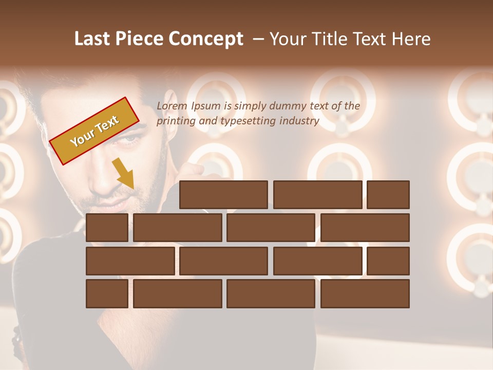 Beauty Pose Background PowerPoint Template