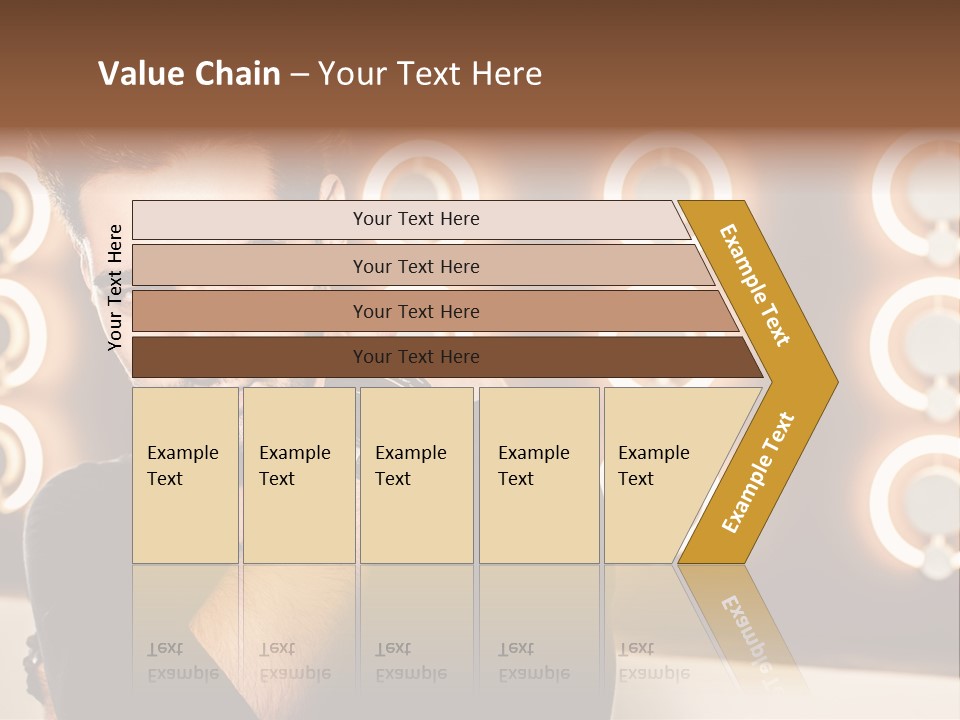 Beauty Pose Background PowerPoint Template