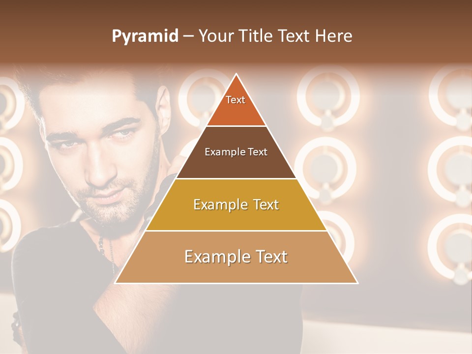 Beauty Pose Background PowerPoint Template