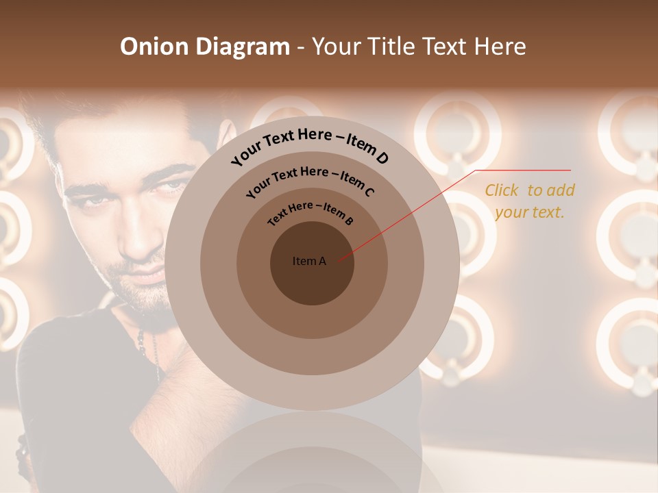 Beauty Pose Background PowerPoint Template