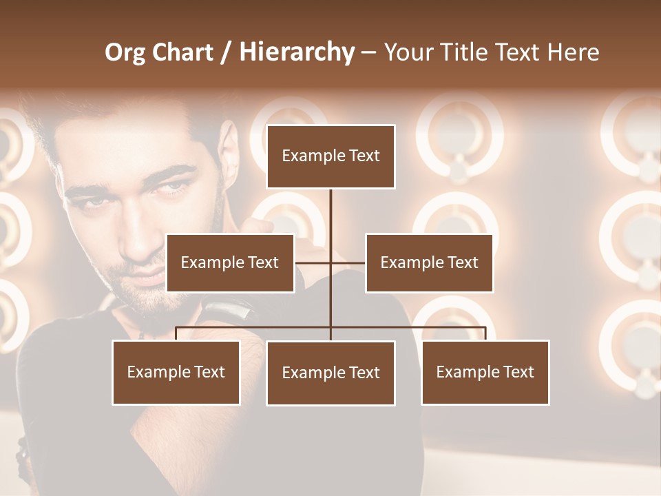 Beauty Pose Background PowerPoint Template