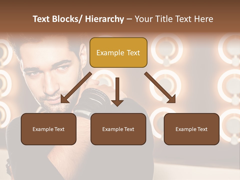 Beauty Pose Background PowerPoint Template