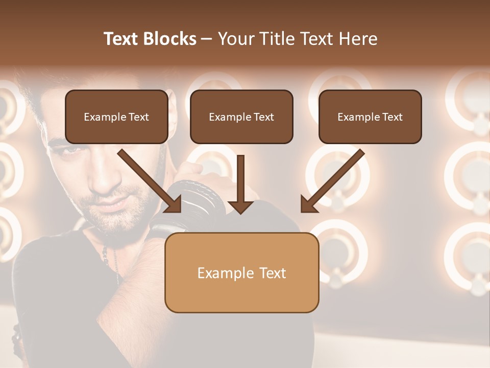 Beauty Pose Background PowerPoint Template