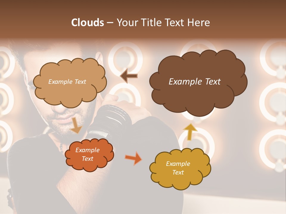 Beauty Pose Background PowerPoint Template