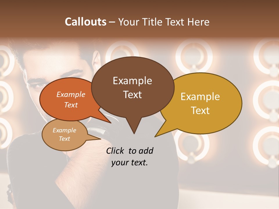 Beauty Pose Background PowerPoint Template